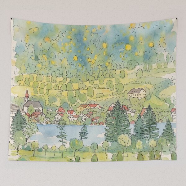 Item preview, River landscape designed and sold by sid1802.
