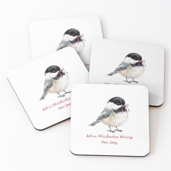 Item preview, Let A Chickadee Bring You Joy - Cute Christmas Chickadee Birder Gift designed and sold by Neurospicy Trolls.