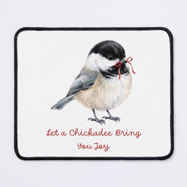 Item preview, Let A Chickadee Bring You Joy - Cute Christmas Chickadee Birder Gift designed and sold by Neurospicy Trolls.