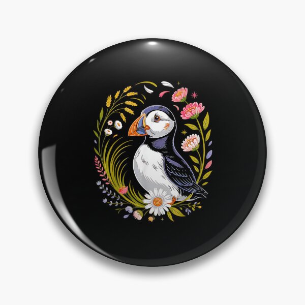 Item preview, Cute Atlantic Puffin Bird Nature Wildlife Art  designed and sold by NinigFox.