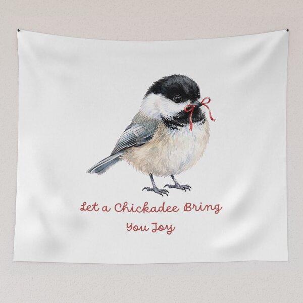 Item preview, Let A Chickadee Bring You Joy - Cute Christmas Chickadee Birder Gift designed and sold by Neurospicy Trolls.