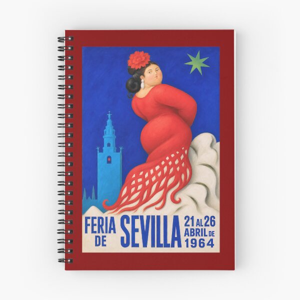 Item preview, 1964 Seville Feria Flamenco Muse – Vintage Spanish Festival Art designed and sold by retrographics.