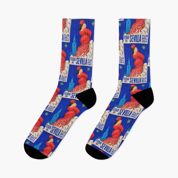 Item preview, 1964 Seville Feria Flamenco Muse – Vintage Spanish Festival Art designed and sold by retrographics.