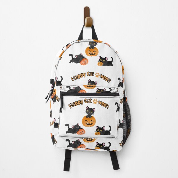 Item preview, Adorable Black Cats with Jack o Lanterns designed and sold by CursedButCute1.