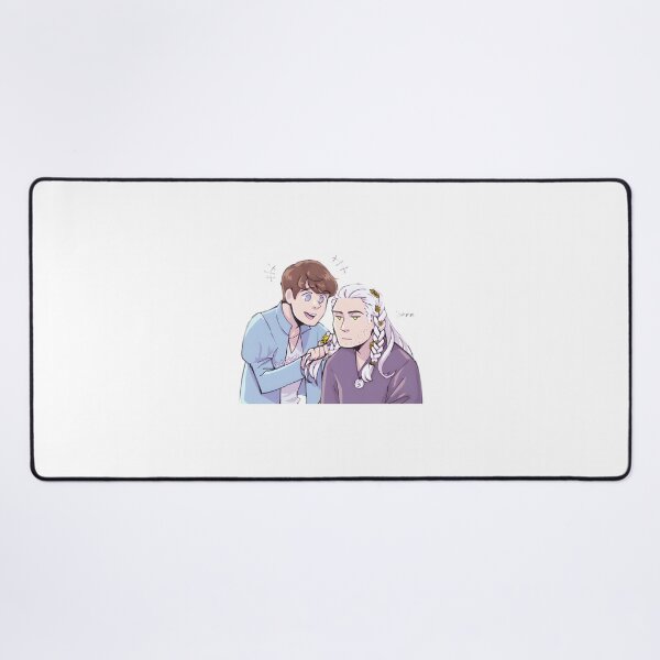 Item preview, Jaskier Braids Flowers In Geralt'S Hair | Witcher Fan Art Gift PERFECT GIFT FOR YOU AND FRIENDS designed and sold by younhimself.