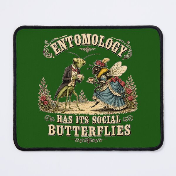 Item preview, Entomology Has Its Social Butterflies Funny Victorian Tea designed and sold by SVox.