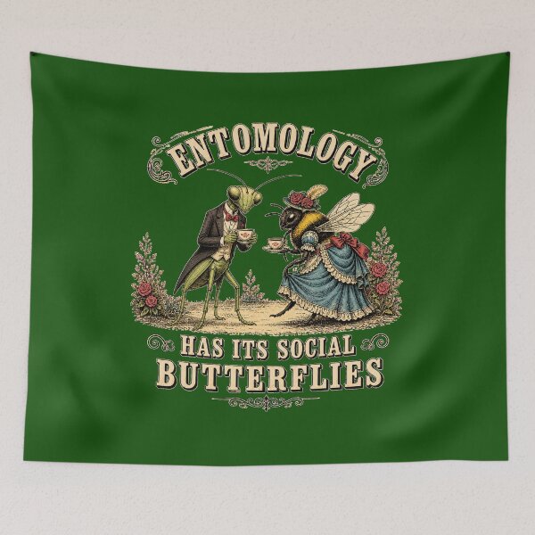 Item preview, Entomology Has Its Social Butterflies Funny Victorian Tea designed and sold by SVox.