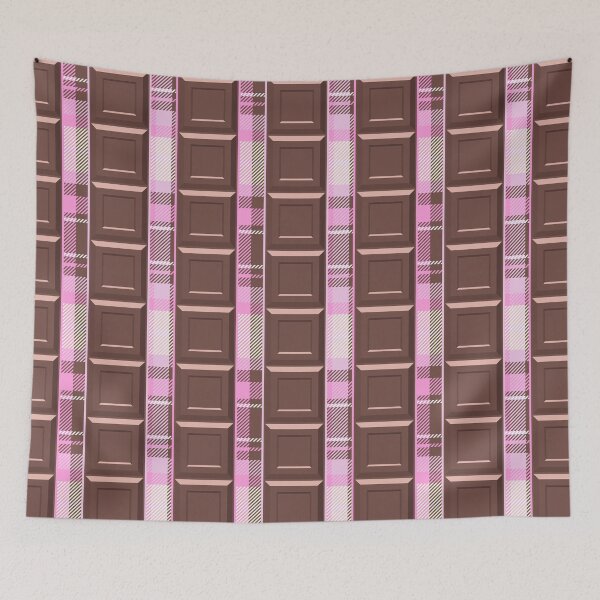 Item preview, Chocolate & Pink Plaid designed and sold by Dulcheri.