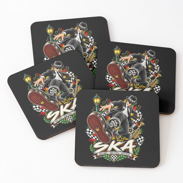 Aperçu de l'œuvre Ska Stomp – Bonne ambiance, bonnes personnes, bonne musique créée et vendue par rude vibes shop.