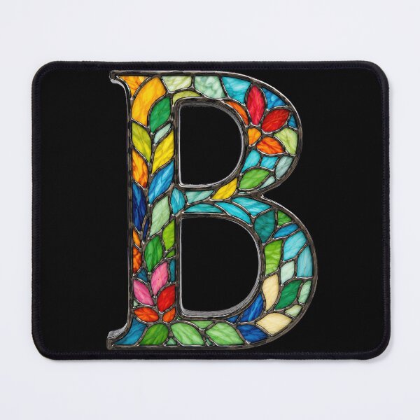 Item preview, STAINED GLASS LETTER B designed and sold by ART-TYPE.