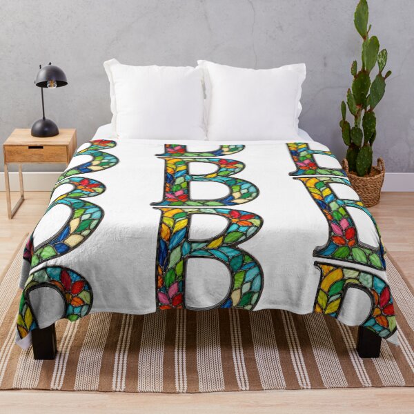 Item preview, STAINED GLASS LETTER B designed and sold by ART-TYPE.