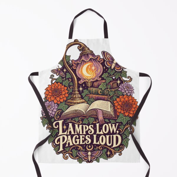 Item preview, Title: Lamps Low Pages Loud Dark Academia designed and sold by networkseen.