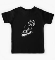 Scary Polyhedral D20 Dice Critical Fail Halloween Costume Kids Tee