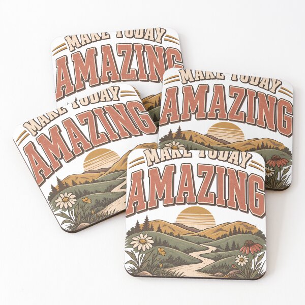 Item preview, Make Today Amazing Rainbow Retro Long Sleeve T-Shirt, Positive Motivational Quote Gift, Inspirational Good Vibes Graphic Tee designed and sold by OUICHA.