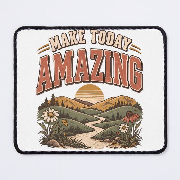 Item preview, Make Today Amazing Rainbow Retro Long Sleeve T-Shirt, Positive Motivational Quote Gift, Inspirational Good Vibes Graphic Tee designed and sold by OUICHA.