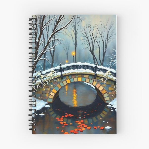 Item preview, A garden bridge in the style of Monet. designed and sold by oldMastersofart.
