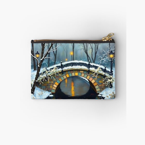 Item preview, A garden bridge in the style of Monet. designed and sold by oldMastersofart.