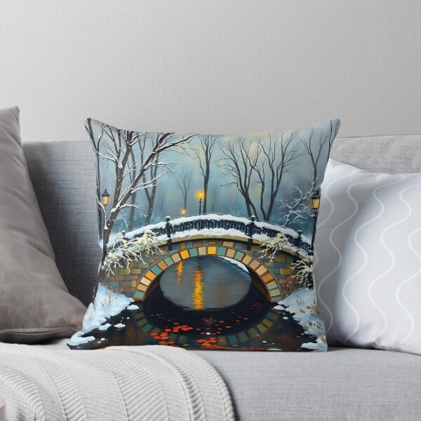 Item preview, A garden bridge in the style of Monet. designed and sold by oldMastersofart.