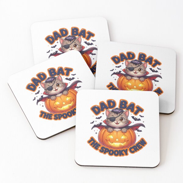 Item preview, Dad Bat The Spooky Crew Cute Halloween Cat designed and sold by 1smillaundfiete.