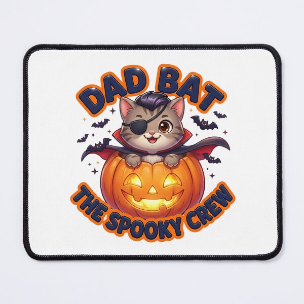 Item preview, Dad Bat The Spooky Crew Cute Halloween Cat designed and sold by 1smillaundfiete.