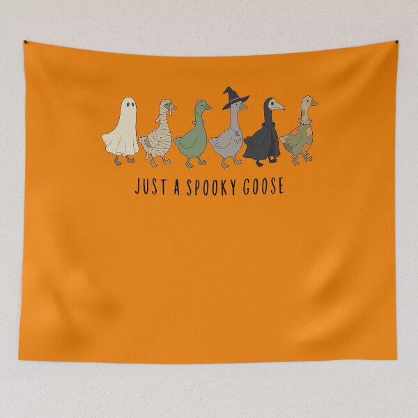 Item preview, Just a Spooky Goose Funny Halloween Costume Crew designed and sold by FreshVibe Prints.
