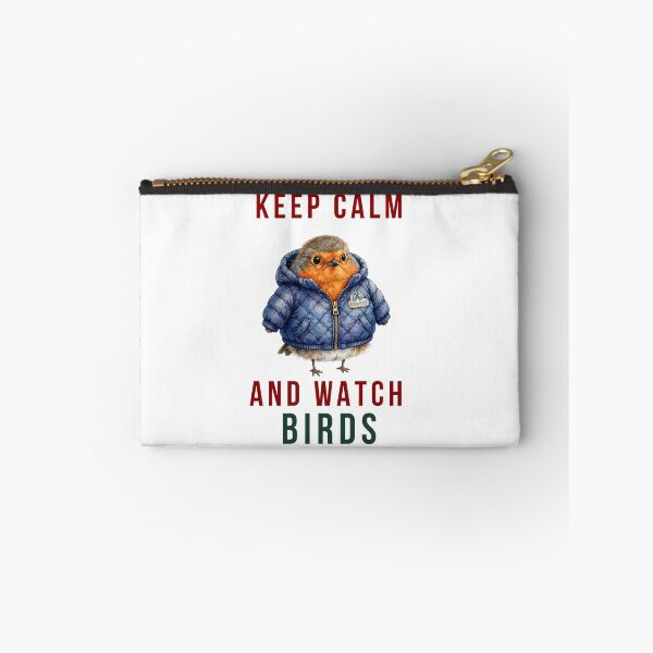 Item preview, Keep Calm And Watch Birds Even At 14°F - Funny Winter Birdwatcher Christmas designed and sold by Neurospicy Trolls.
