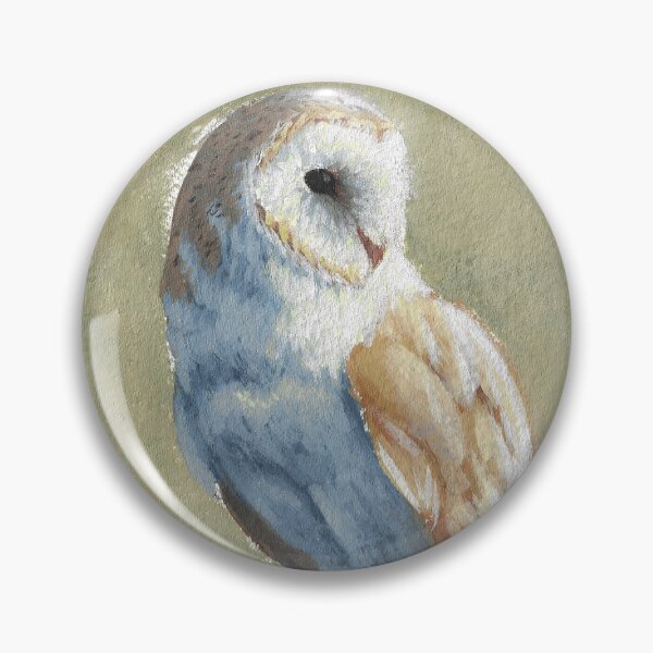 Item preview, Barn Owl Perched designed and sold by AcaciaCollArt.