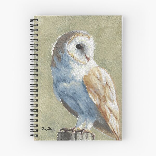 Item preview, Barn Owl Perched designed and sold by AcaciaCollArt.