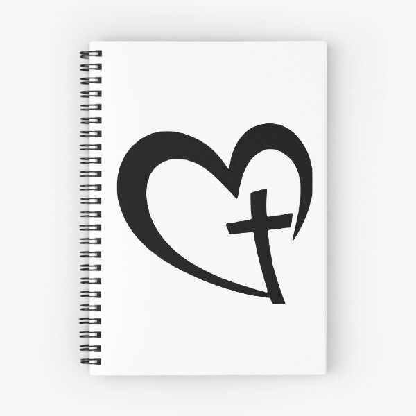 Item preview,  Christian cross and Heart Jesus Christ God Lord  designed and sold by DegraDesign.