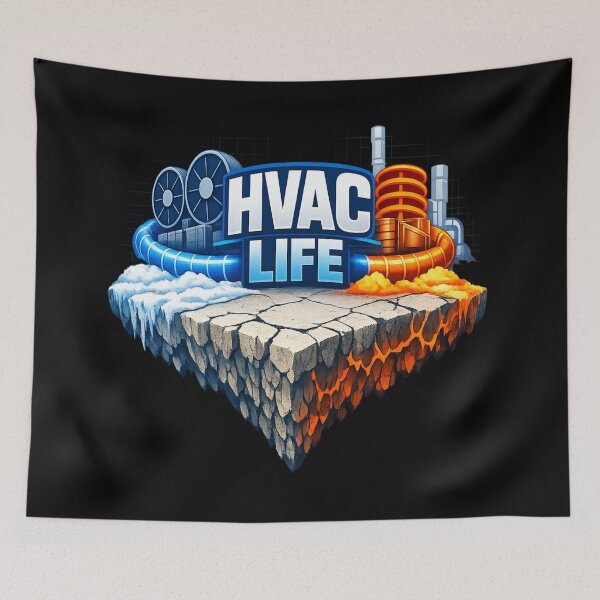 Item preview, HVAC Life - Heating & Cooling Technician Art designed and sold by FrozenHeat97.