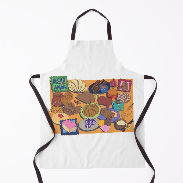 Item preview, Mexican pan dulce pastries digital artwork designed and sold by kuallidesigns.