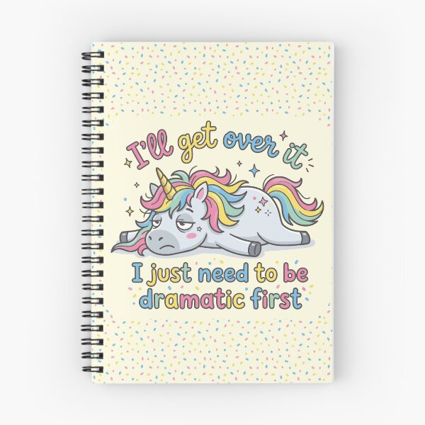 Item preview, Dramatic Unicorn Tired Mood designed and sold by chriswo-design.