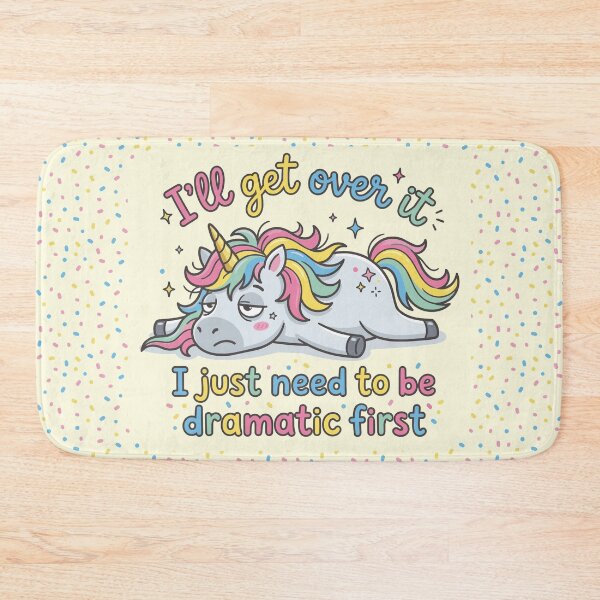 Item preview, Dramatic Unicorn Tired Mood designed and sold by chriswo-design.