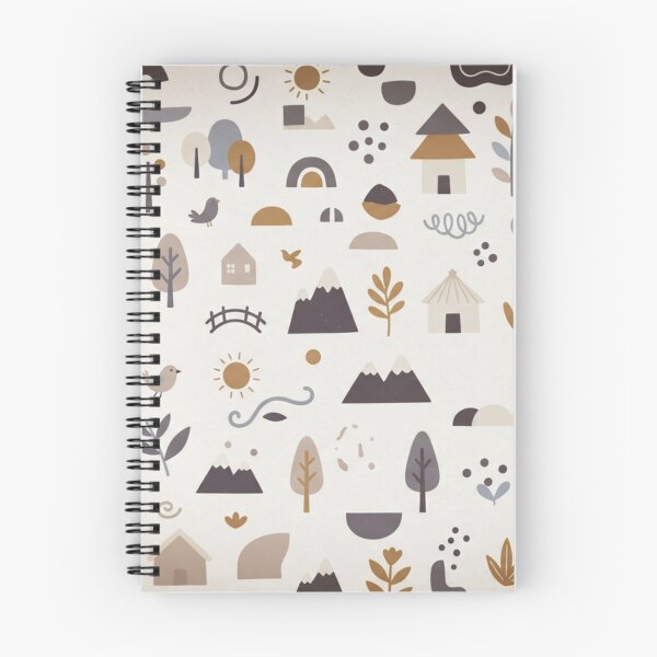 Item preview, Whimsical Scandinavian Village designed and sold by WeaveSphere.