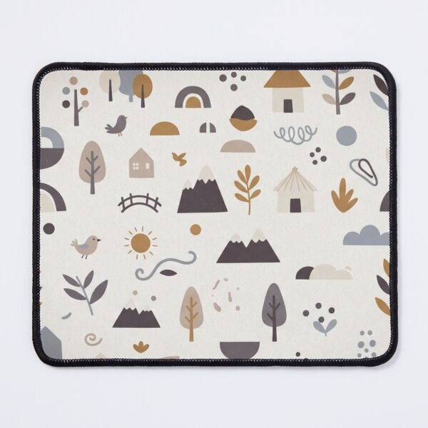 Item preview, Whimsical Scandinavian Village designed and sold by WeaveSphere.