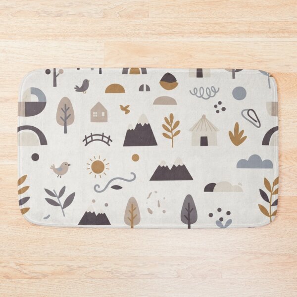 Item preview, Whimsical Scandinavian Village  designed and sold by WeaveSphere.