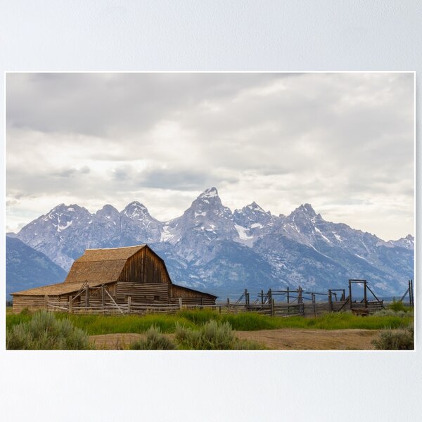 Artikelvorschau, Mormon Row Barn und Grand Tetons entworfen und verkauft von Picture1Perfect.
