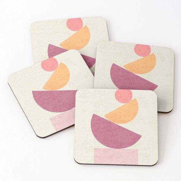 Item preview, Retro Geometric Shapes Abstract Composition designed and sold by SvetlanaLiDesign.