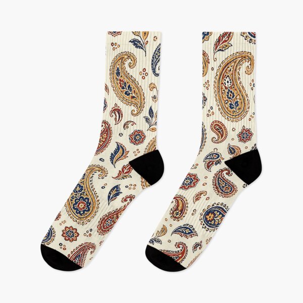 Item preview, Vintage Paisley Floral Pattern, Boho Bandana Folk Art Print Design designed and sold by TM DESIGNS AND MORE.