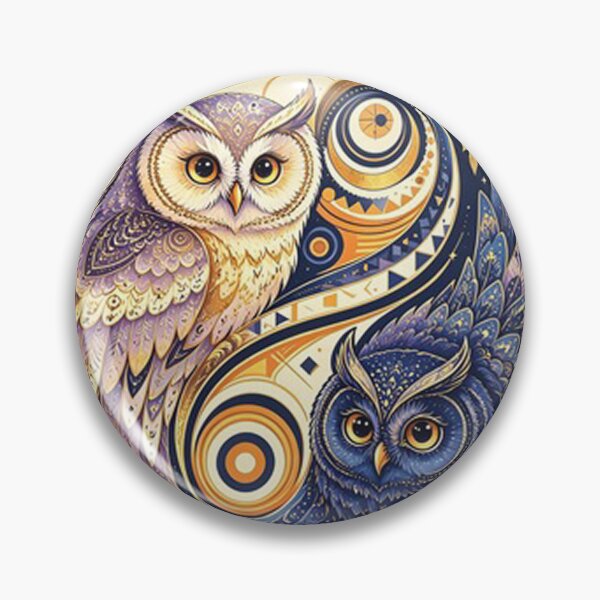 Item preview, Yin Yang - owl designed and sold by P Bernardo | Art Shop.