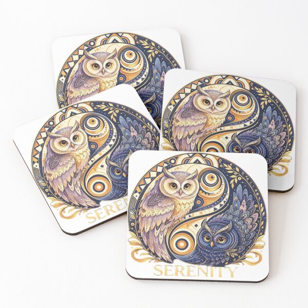 Item preview, Yin Yang - owl designed and sold by P Bernardo | Art Shop.