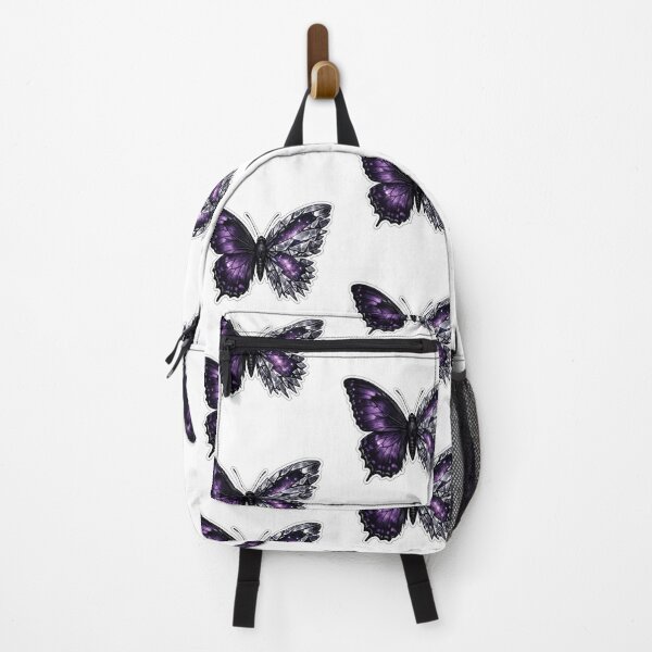 Item preview, Mystic Purple Amethyst Geometric Butterfly Art designed and sold by Ink-verse-.