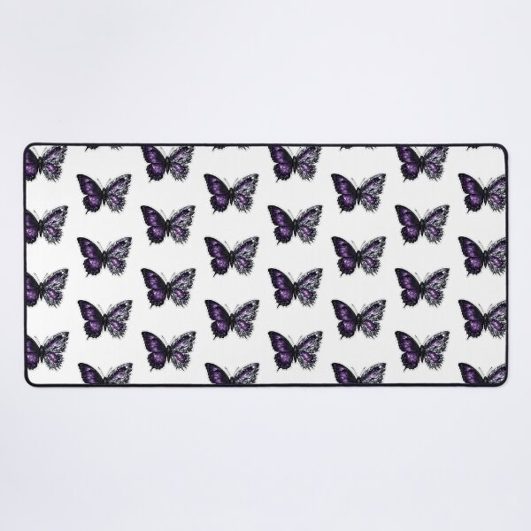 Item preview, Mystic Purple Amethyst Geometric Butterfly Art designed and sold by Ink-verse-.