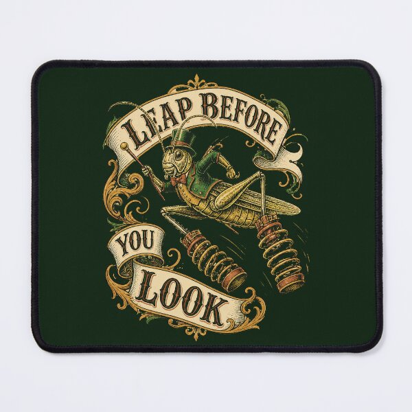 Item preview, Leap Before You Look Vintage Steampunk Grasshopper designed and sold by SVox.