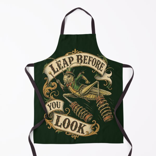 Item preview, Leap Before You Look Vintage Steampunk Grasshopper designed and sold by SVox.