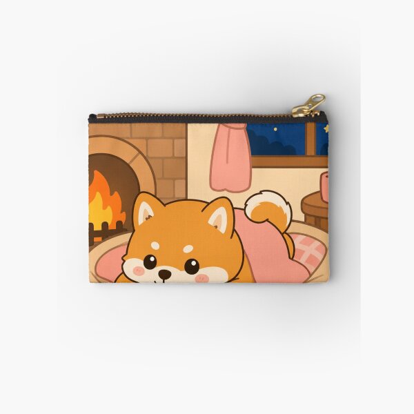 Item preview, Cozy Shiba By The Fireplace designed and sold by Velocity Vignettes.