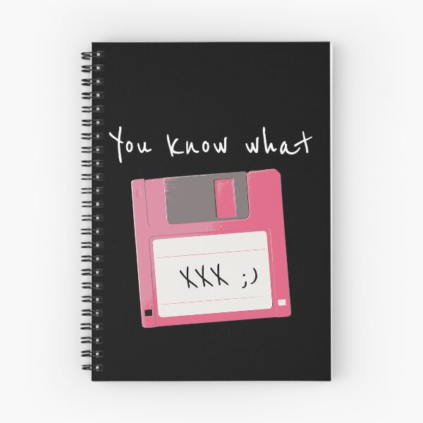 Item preview, You know what – Pink Floppy Disk Retro Computer Humor designed and sold by FeverVoid.