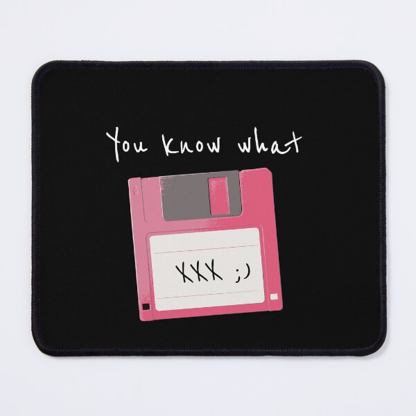 Item preview, You know what – Pink Floppy Disk Retro Computer Humor designed and sold by FeverVoid.