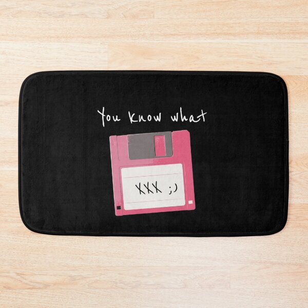Item preview, You know what – Pink Floppy Disk Retro Computer Humor designed and sold by FeverVoid.