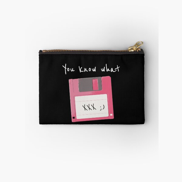 Item preview, You know what – Pink Floppy Disk Retro Computer Humor designed and sold by FeverVoid.